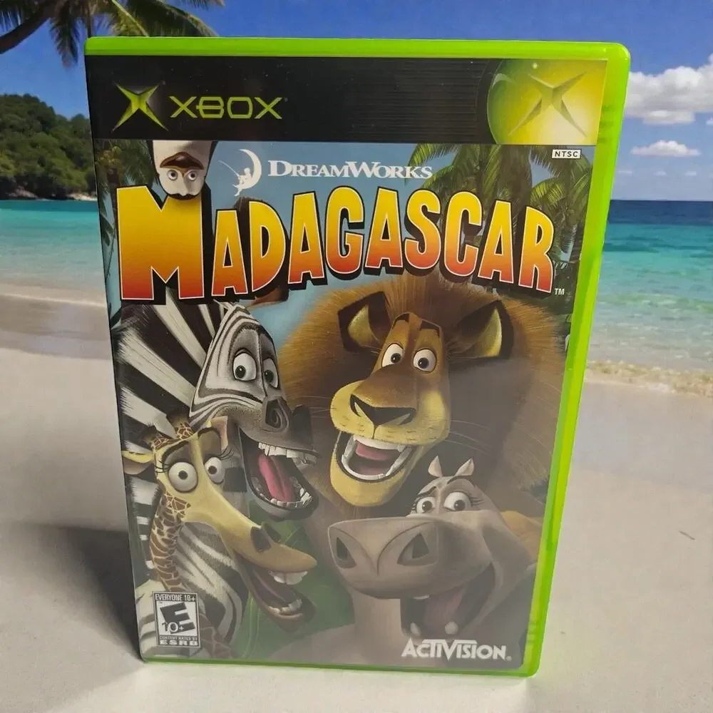 Madagascar Microsoft Xbox 2005 Retro Video Game CIB Complete‎ Black Label